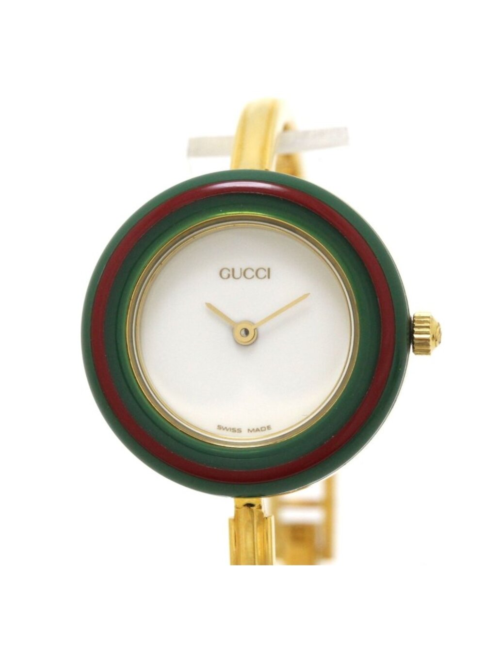 Gucci Change Bezel Watch 11/12.2 Plastic White Dial Quartz